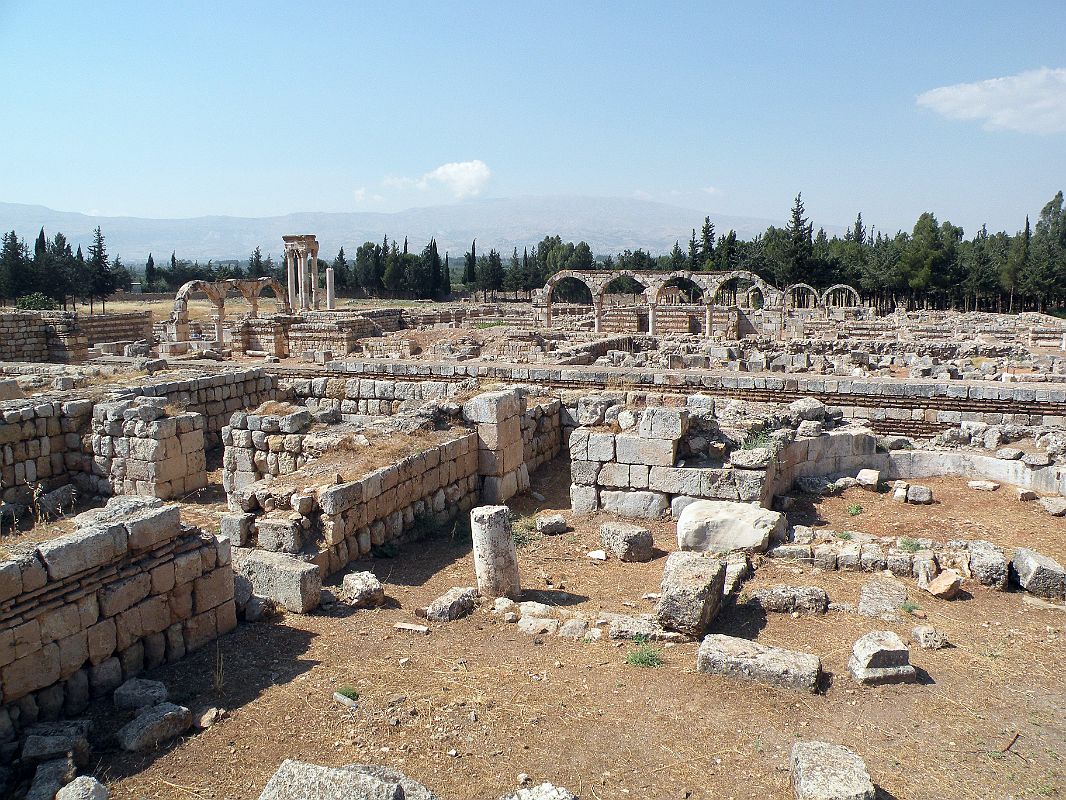 Bekaa Valley 29 Anjar Early 8C Umayyad Ruins 